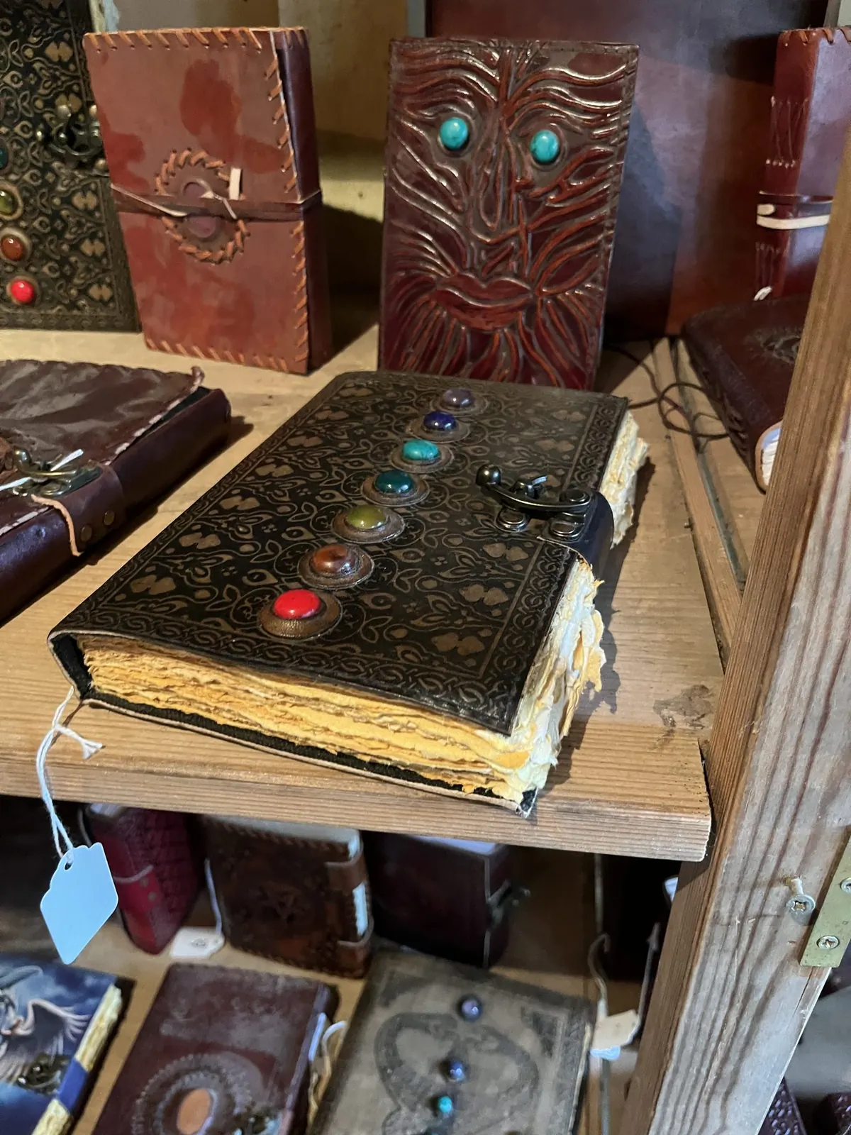 Handmade books with decorated covers