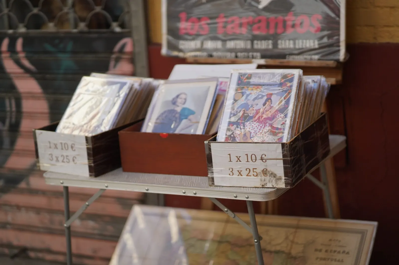 Boxes of vintage postcards for sale